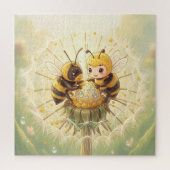 Golden Bumblebee in Bloom Dance.5 Puzzle (Vertikal)