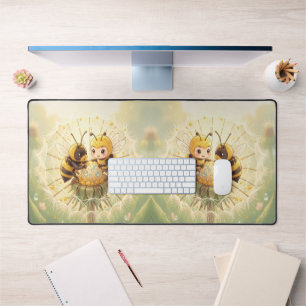 Golden Bumblebee in Bloom Dance.5 Schreibtischunterlage
