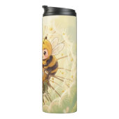 Golden Bumblebee in Bloom Dance.5 Thermosbecher (Nach rechts gedreht)