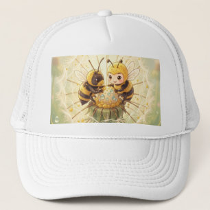 Golden Bumblebee in Bloom Dance.5 Truckerkappe