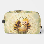 Golden Bumblebee in Bloom Dance.5 Waschbeutel (Vorderseite)