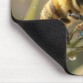 Golden Bumblebee in Bloom Dance.7 Mousepad (Ecke)