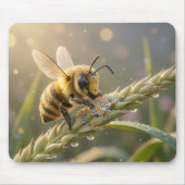 Golden Bumblebee in Bloom Dance.7 Mousepad (Vorne)