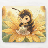 Golden Bumblebee in Bloom Dance.8 Mousepad (Vorne)