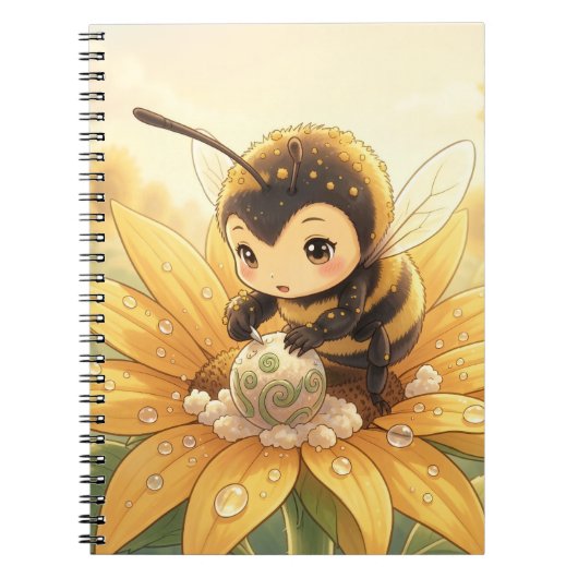 Golden Bumblebee in Bloom Dance.8 Notizblock (Vorderseite)