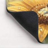 Golden Bumblebee in Bloom Dance.9 Mousepad (Ecke)