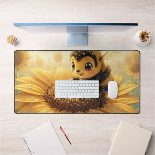 Golden Bumblebee in Bloom Dance.9 Schreibtischunterlage