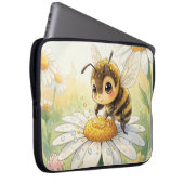Golden Bumblebee in Bloom Dance Laptopschutzhülle (Vorne Rechts)