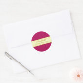 Golden & Burgundy Graduate Sticker (Umschlag)
