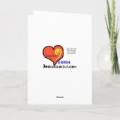 Golden Bus Kontur Busfahrer Danke Karte (Rückseite)