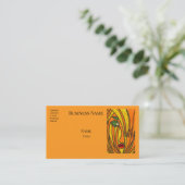 Golden Business Cards Visitenkarte (Stehend Vorderseite)