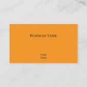 Golden Business Cards Visitenkarte (Rückseite)