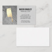 Golden Butcher Knife | KOCH Visitenkarte (Vorne/Hinten)