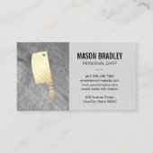 Golden Butcher Knife | KOCH Visitenkarte (Vorderseite)