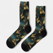 Golden Butterfells Crew Socks Socken (Linkes Detail)