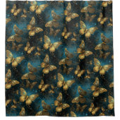 Golden Butterfells Duschvorhang (Vorderseite)