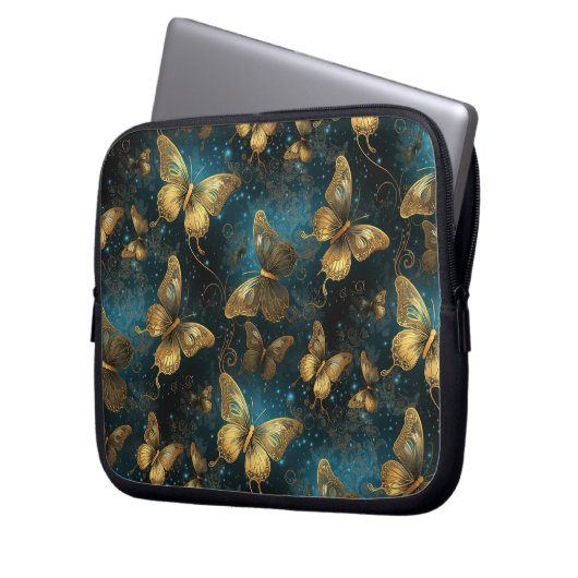 Golden Butterfells Electronics Bag Laptopschutzhülle (Vorderseite Links)