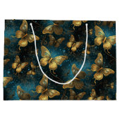 Golden Butterfisch Große Geschenktasche Geschenktüte (Rückseite)