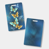 Golden butterflies ausweis (Vorder- & Rückseite)