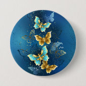 Golden butterflies button (Vorderseite)