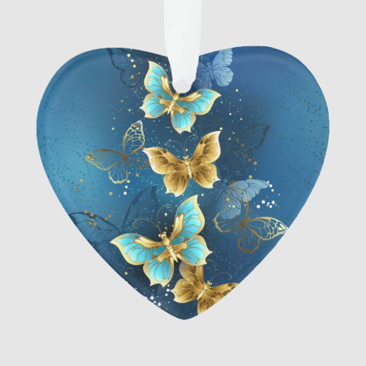 Golden butterflies ornament (Vorderseite)