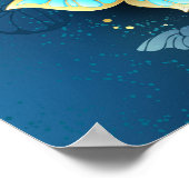 Golden Butterflies Poster (Ecke)