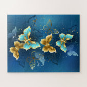Golden butterflies puzzle (Horizontal)