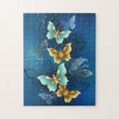Golden butterflies puzzle (Vertikal)