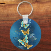 Golden butterflies schlüsselanhänger (Rückseite)