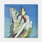 Golden Butterfly Fairy Magnet (Vorne)