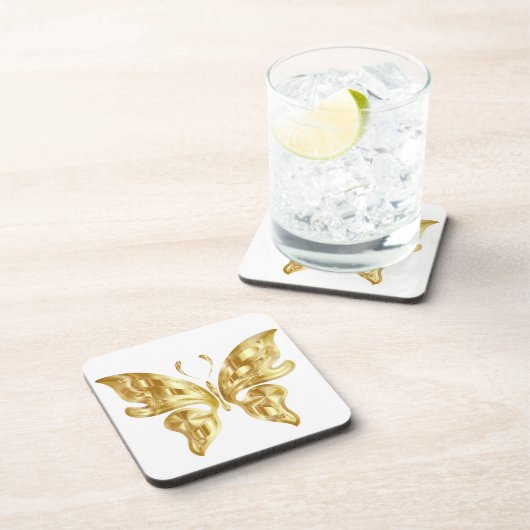 GOLDEN BUTTERFLY GETRÄNKEUNTERSETZER (Rechte Seite)