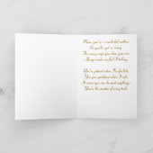 Golden Butterfly Karte (Innenseite)