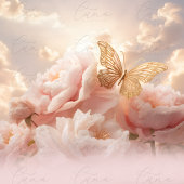 Golden Butterfly Memorial Begrüßungszeichen Poster