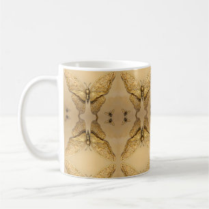 Golden Butterfly Naturliebhaber Kaffeetasse