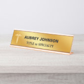 Golden Caduceus Festival - Martha Argerich Projekt Schreibtischnamensplakette (Vorderseite )