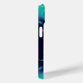 GOLDEN CADUCEUS VETERINÄRSYMBOL / Aquamarin blau Case-Mate iPhone Hülle (Rückseite / Rechts)