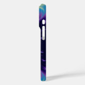 GOLDEN CADUCEUS VETERINÄRSYMBOL / Lila blau Case-Mate iPhone Hülle (Rückseite / Links)