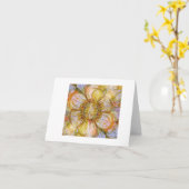 Golden Camellia Karte (Gelbe Blume)