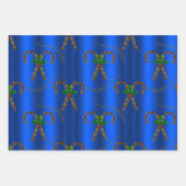 Golden Candy Cane Delight Geschenkpapier Set (Vorderseite 2)