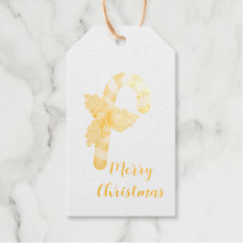 Golden Candy Weihnachten Roter Schirm Geschenkanhänger