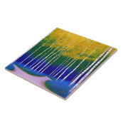 Golden Canopy - Eine Landschaft im Wald Fliese (Seite)