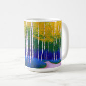 Golden Canopy - Eine Landschaft im Wald Kaffeetasse (VorderseiteRechts)