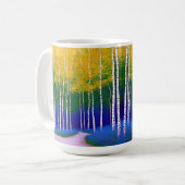 Golden Canopy - Eine Landschaft im Wald Kaffeetasse (Vorderseite Links)