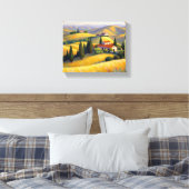 Golden Canvas Print Leinwanddruck (Insitu (Schlafzimmer))