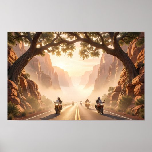 Golden Canyon Ride bei First Light Poster (Vorne)