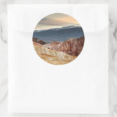 Golden Canyon Runder Aufkleber (Tasche)