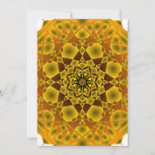 Golden card einladung (Rückseite)