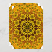 Golden card einladung (Vorne/Hinten)