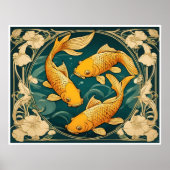 Golden Carp Archiving Print Poster (Vorne)