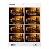 Golden Cartidges Business Card Rechteckige Aufkleb (Vorne)